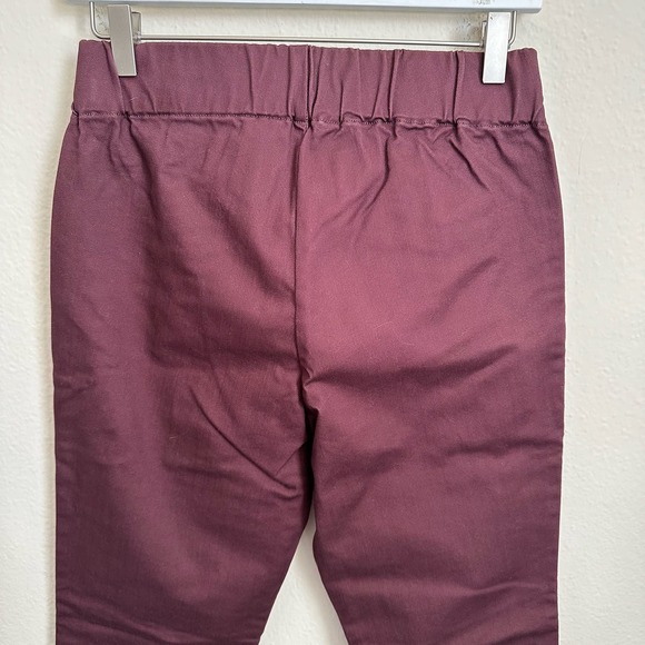 Soft Surroundings Metro Denim Pull On Leggings Burgundy Size XS NWT - Picture 6 of 9
